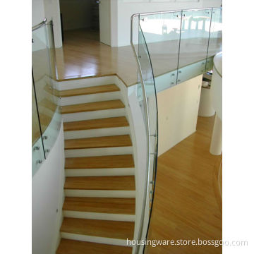 Frameless Glass Balustrade / Indoor Metal Railing